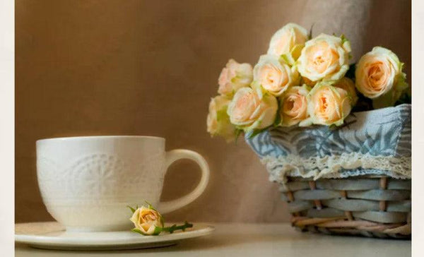 Cesta de Café da Manhã com Flores - Cestas Company