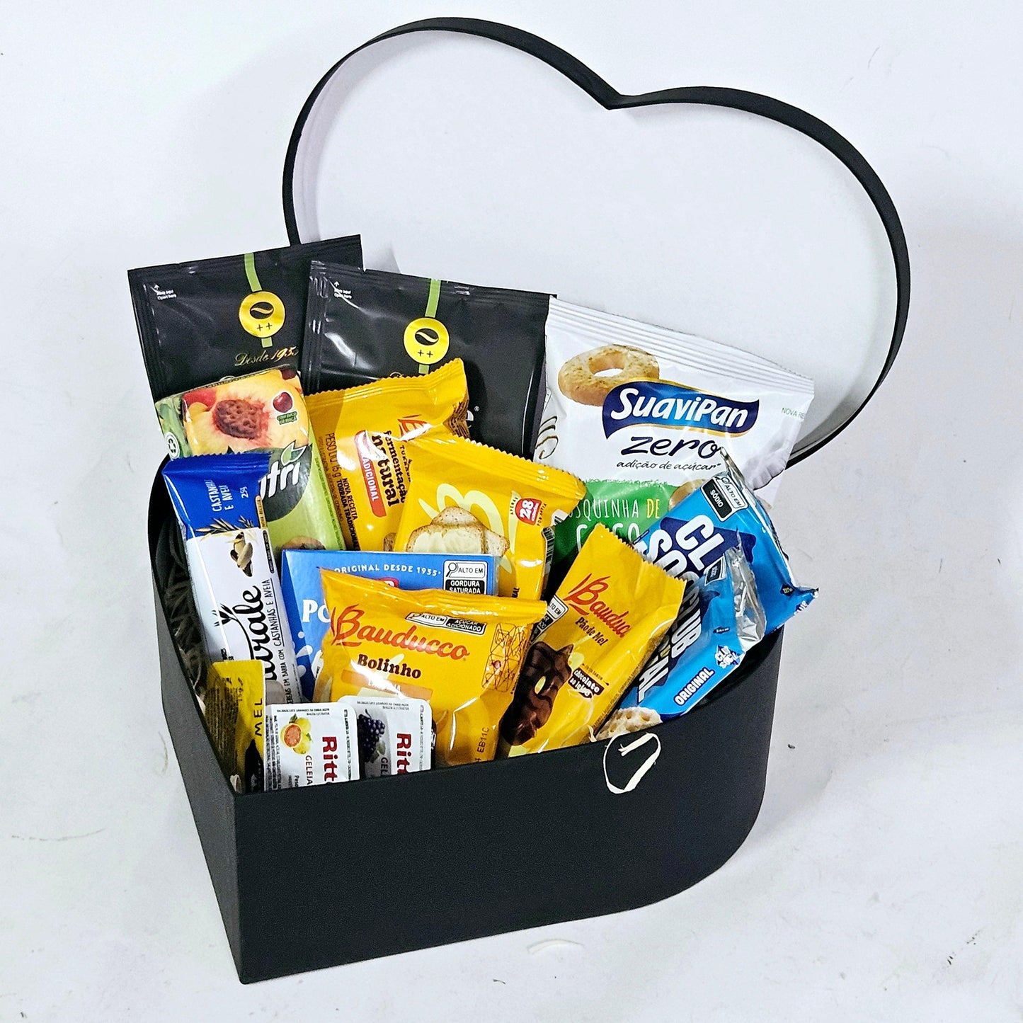 Cesta Matinal Coração - Cestas Company