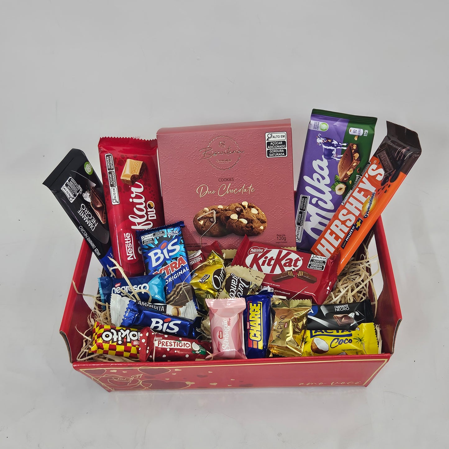 Cesta Luxo com Chocolates