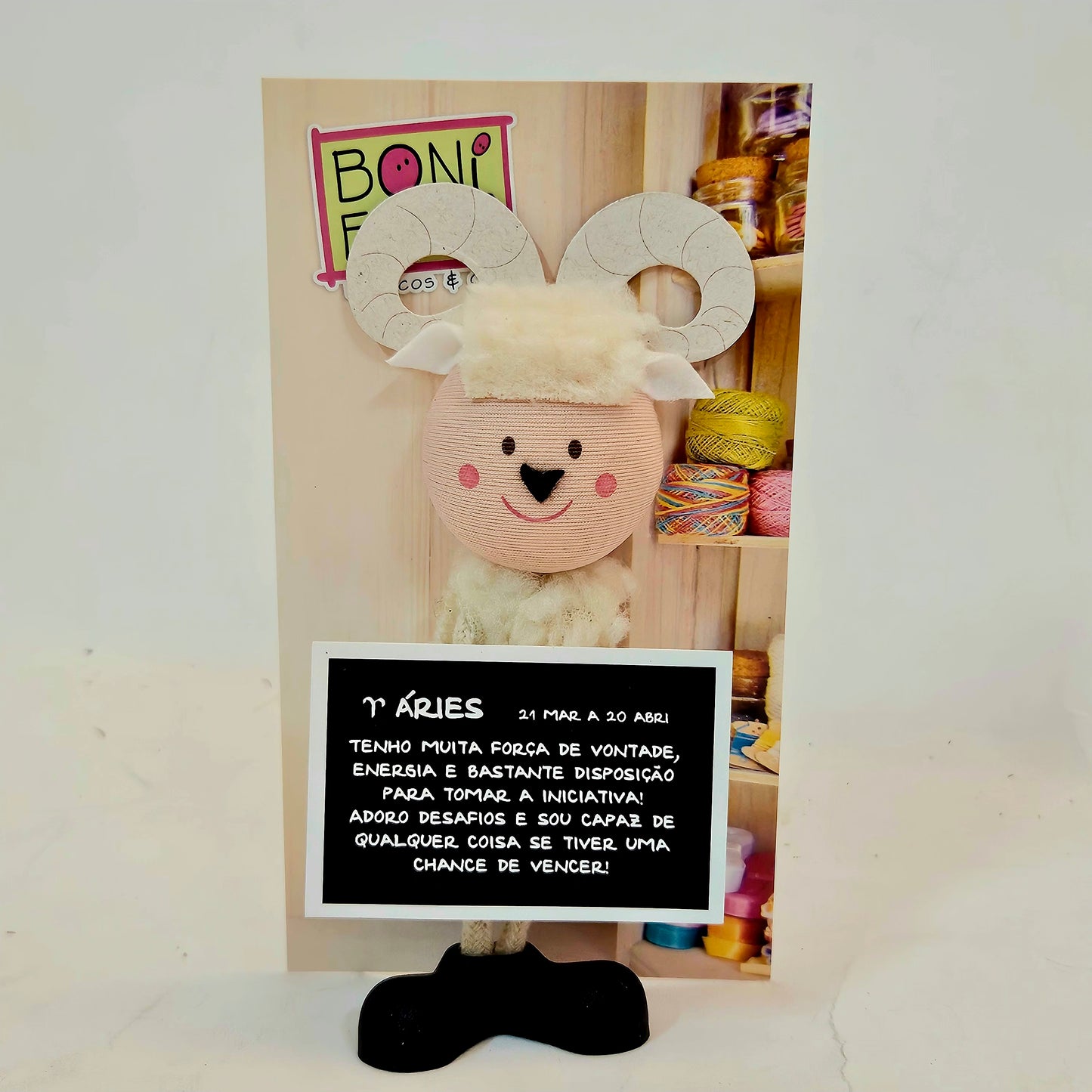 Oferta: Boneco dos Signos "Áries (21/03 a 20/04)