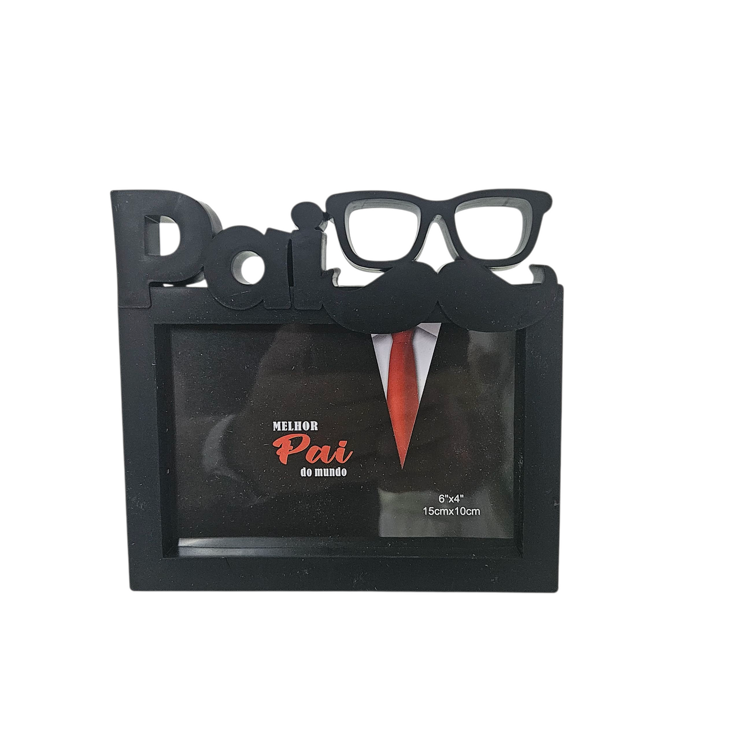 Porta Retrato Melhor Pai do Mundo com foto personalizável