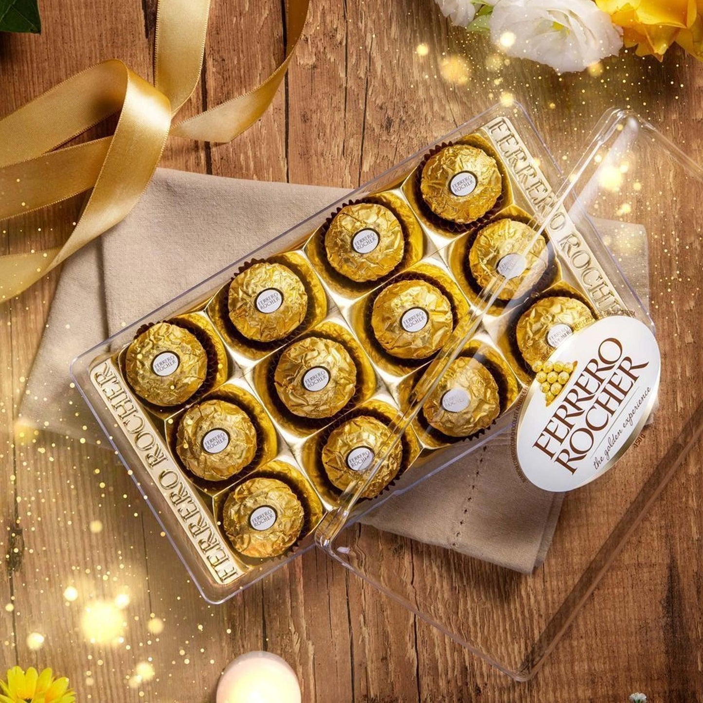Oferta Bombons Ferrero Rocher 12un - Cestas Company