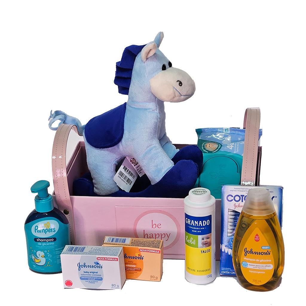 Kit Bebê Luxo Rosa ou Azul - Cestas Company