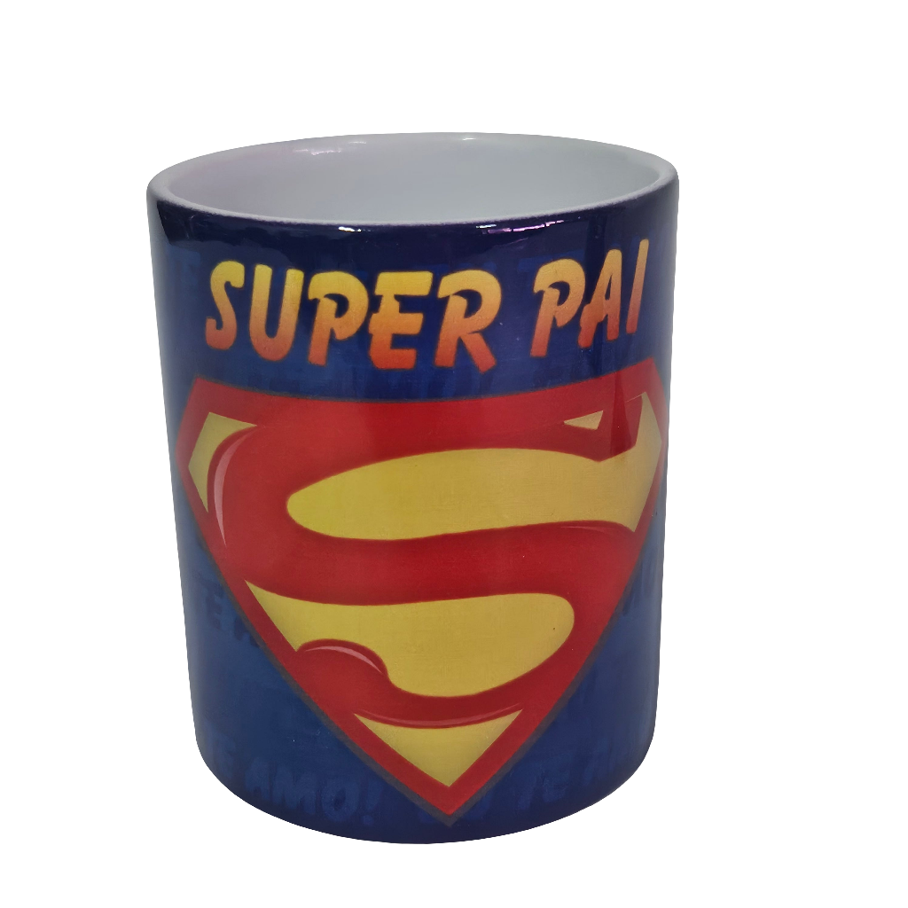 Caneca de Porcelana "Super Pai"