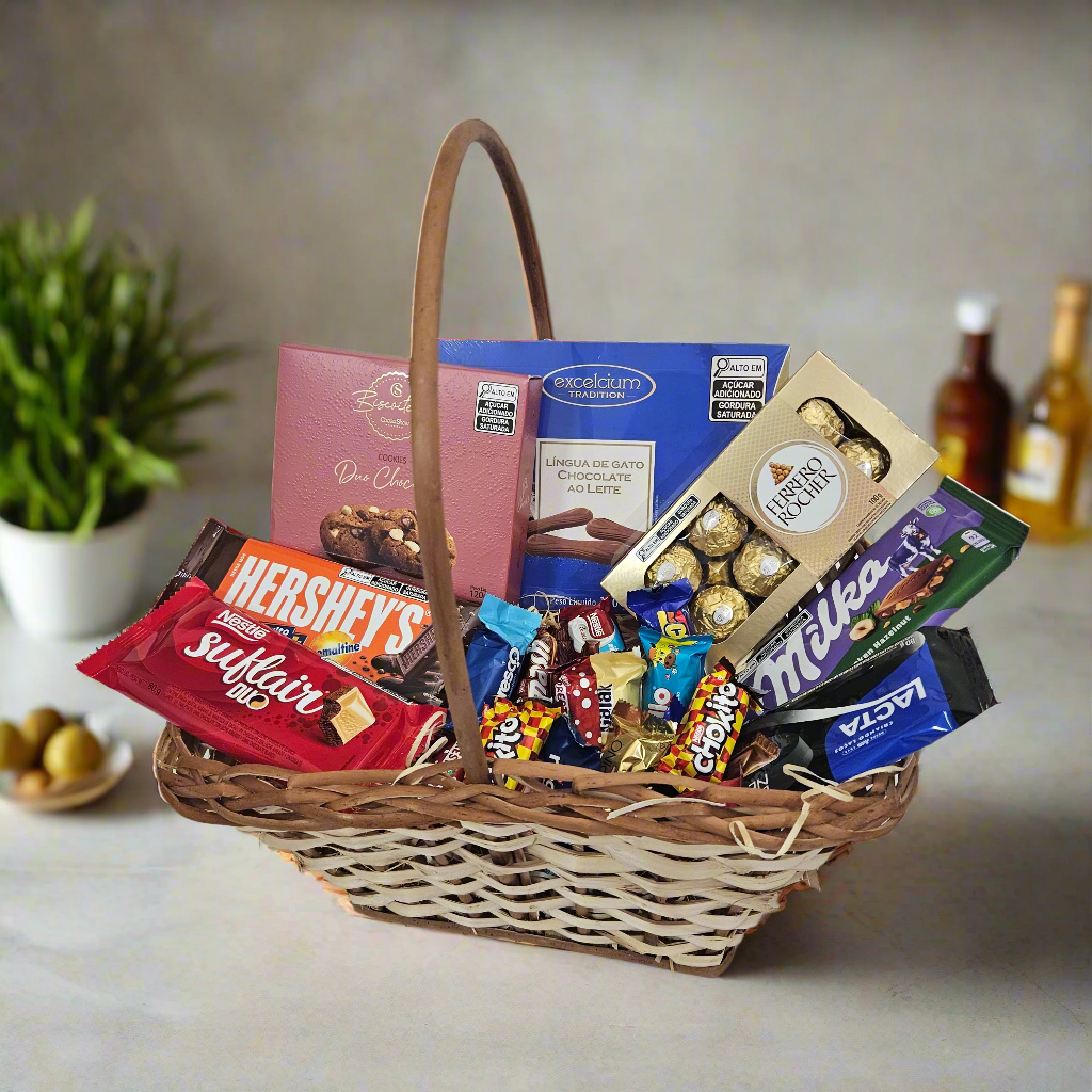 Cesta Esplendor com Chocolates