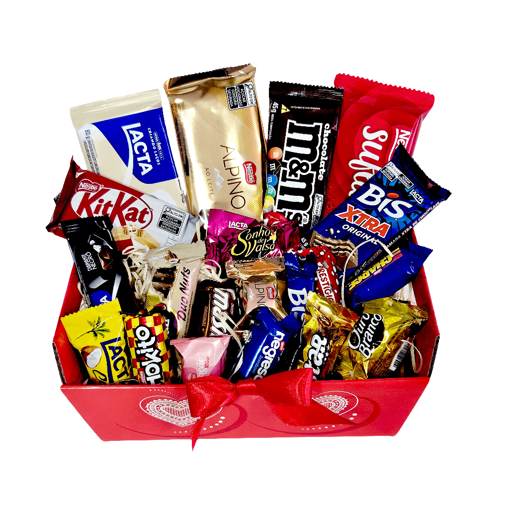 Cesta Carinho com Chocolates - Cestas Company