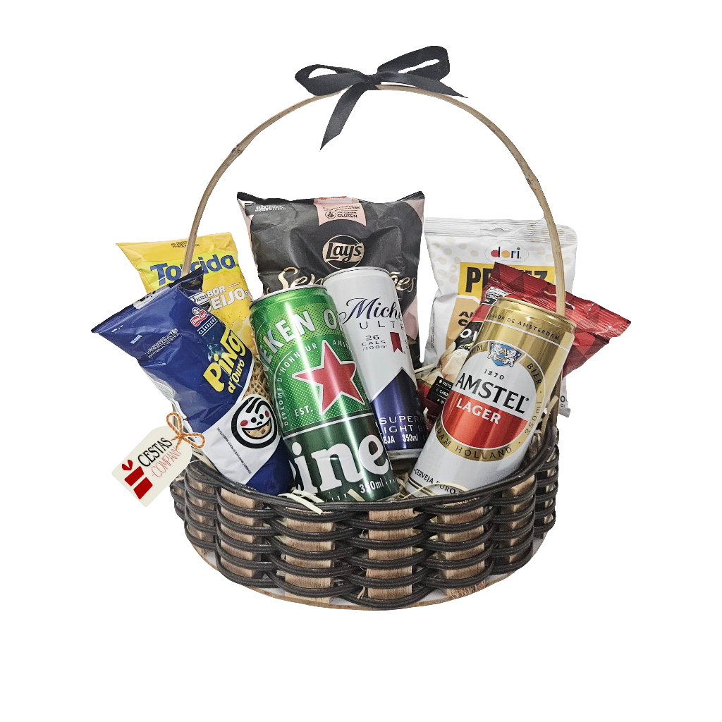 Kit Presente Cervejas e Aperitivos