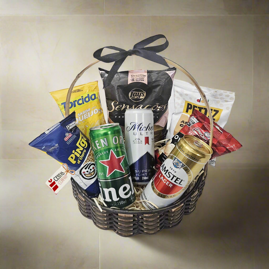 Kit Presente Cervejas e Aperitivos