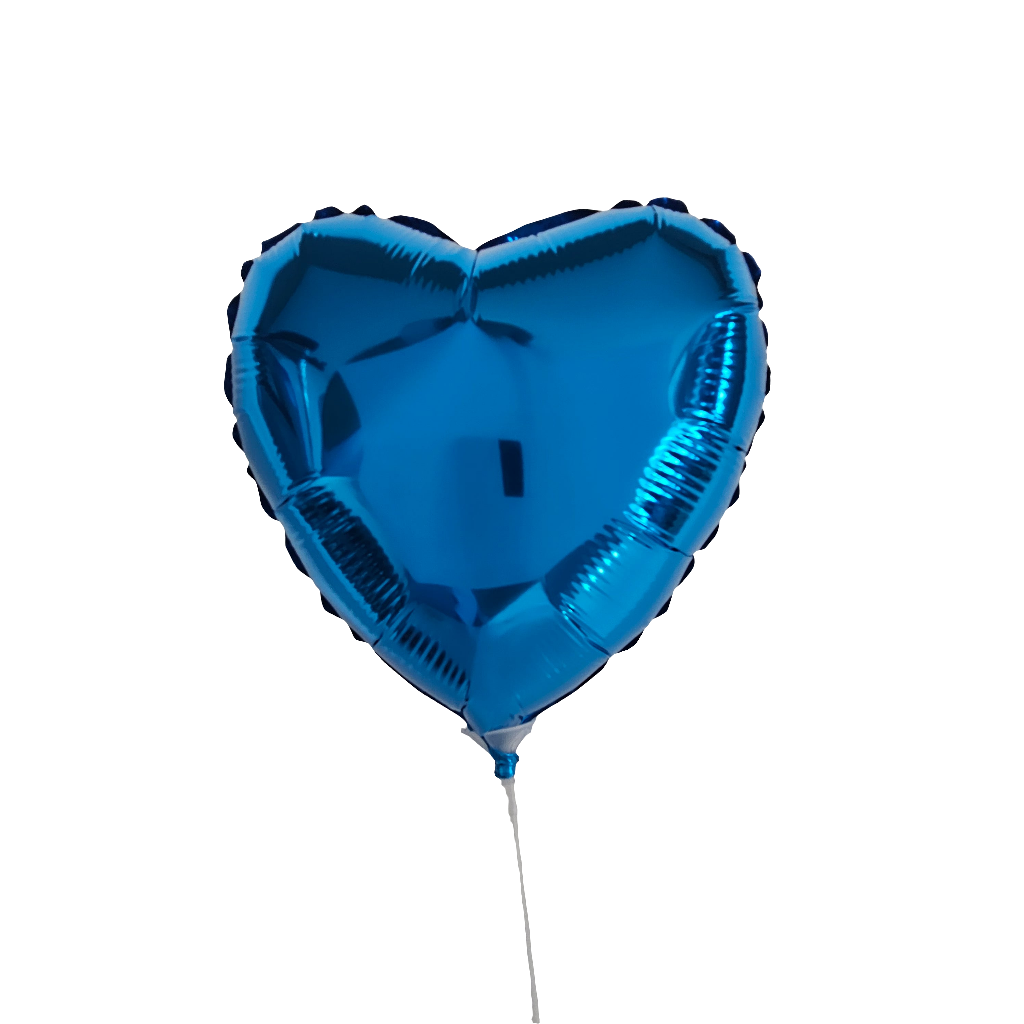 Oferta: Balão Coração Azul, 18cm