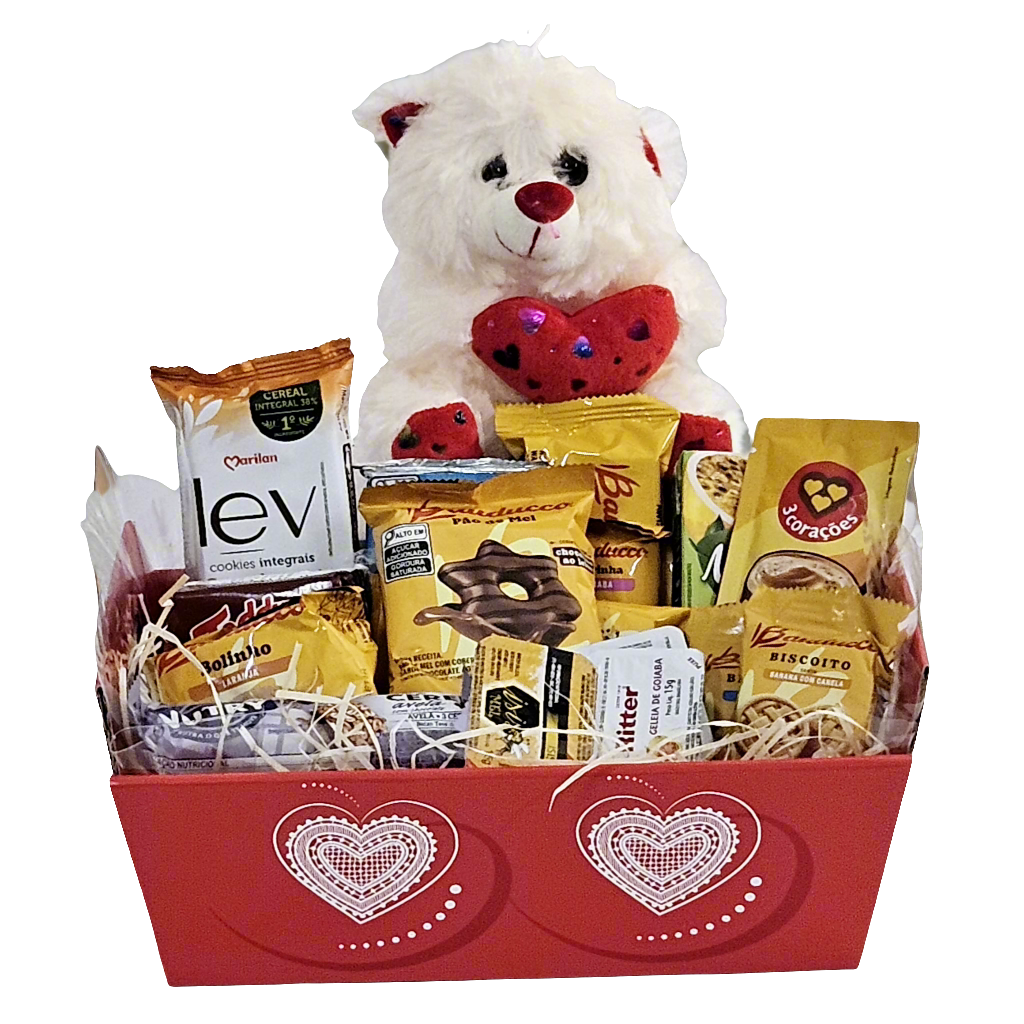 Delicate Plush Breakfast Basket