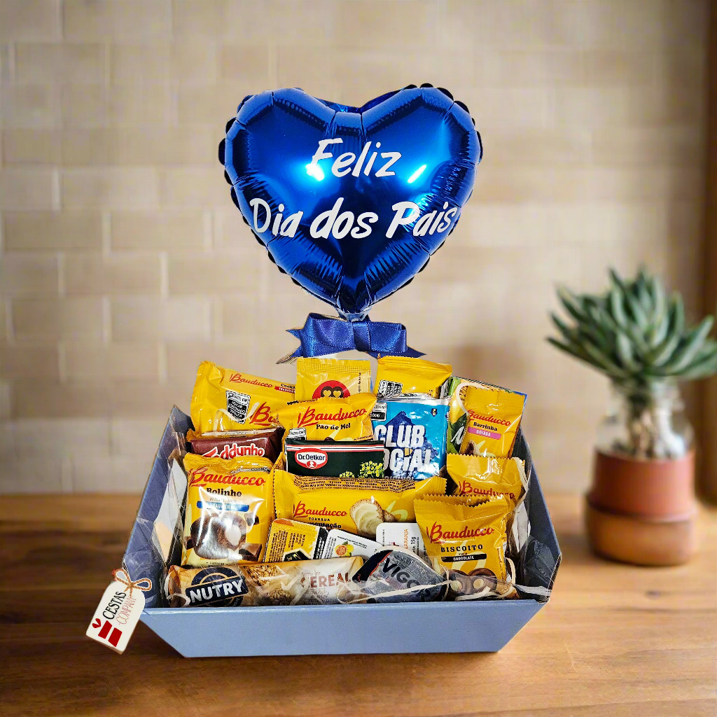 Cesta Café da Manhã Delicado para o Papai