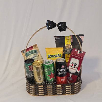 Cesta Torcedor São Paulo FC - Cervejas e Petiscos