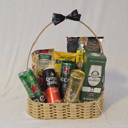 Cesta Torcedor Palmeiras FC - Cervejas e Petiscos