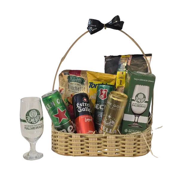 Cesta Torcedor Palmeiras FC - Cervejas e Petiscos