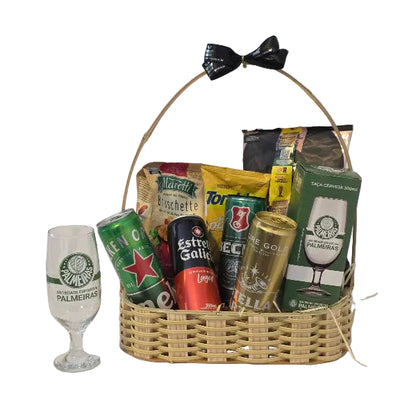 Cesta Torcedor Palmeiras FC - Cervejas e Petiscos