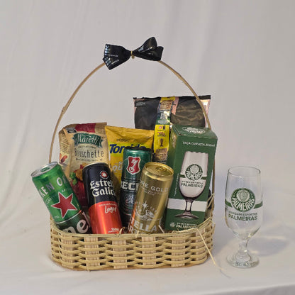 Cesta Torcedor Palmeiras FC - Cervejas e Petiscos