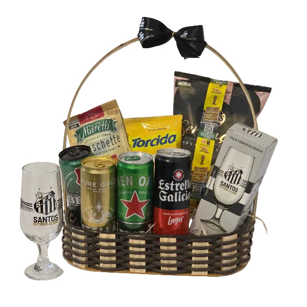 Cesta Torcedor Santos FC - Cervejas e Petiscos