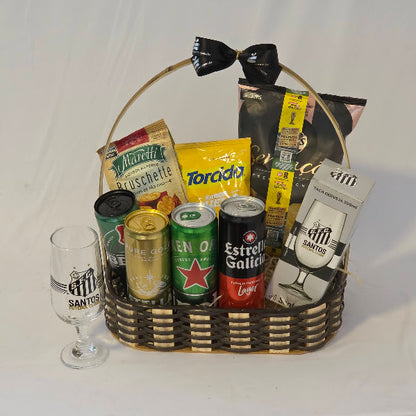 Cesta Torcedor Santos FC - Cervejas e Petiscos