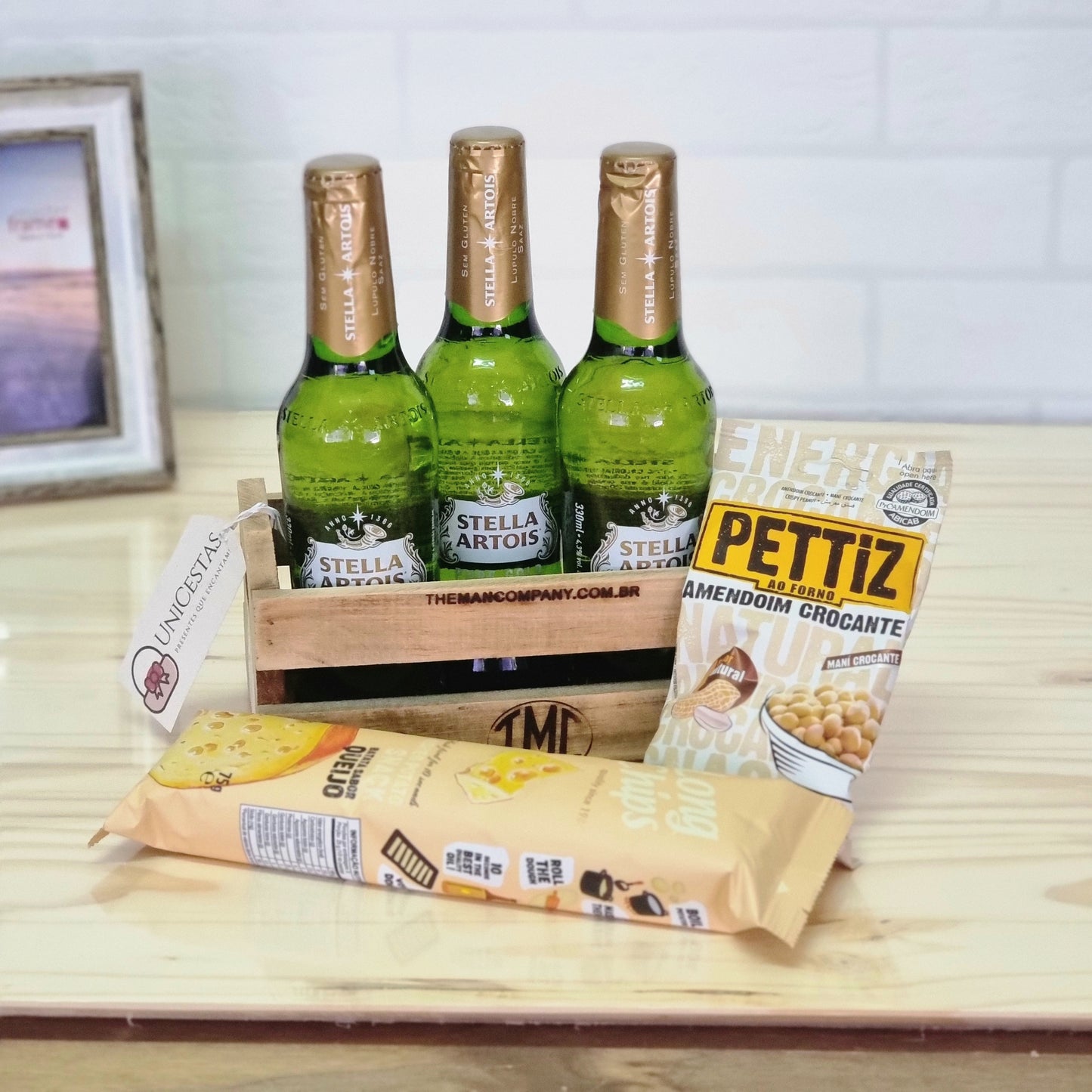 Kit Happy Hour Stella Artois Pure Gold - Cestas Company