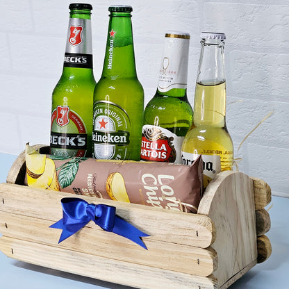 Kit Cerveja Especial com Aperitivo - Cestas Company