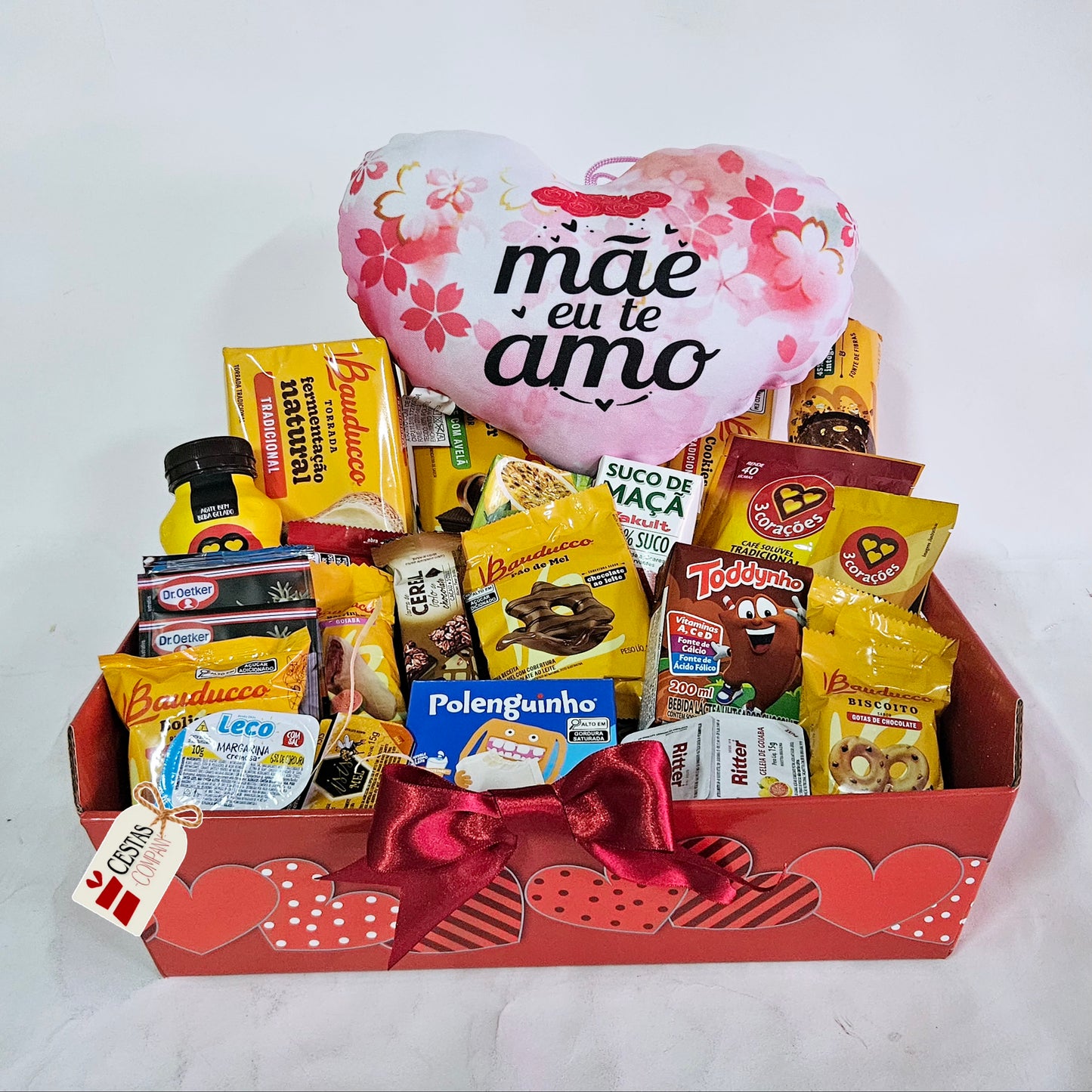 Cesta Café da Manhã Mãe Eu te Amo