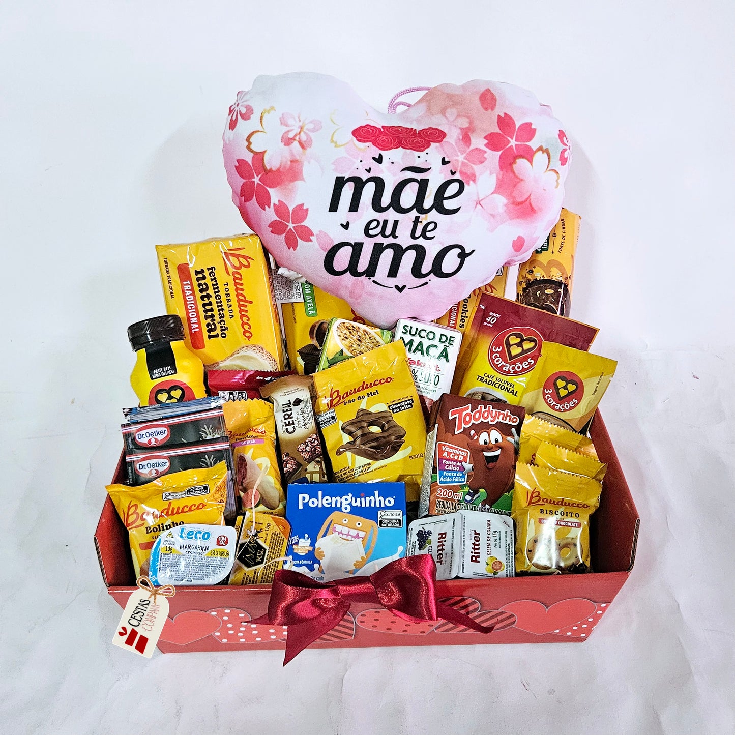 Cesta Café da Manhã Mãe Eu te Amo