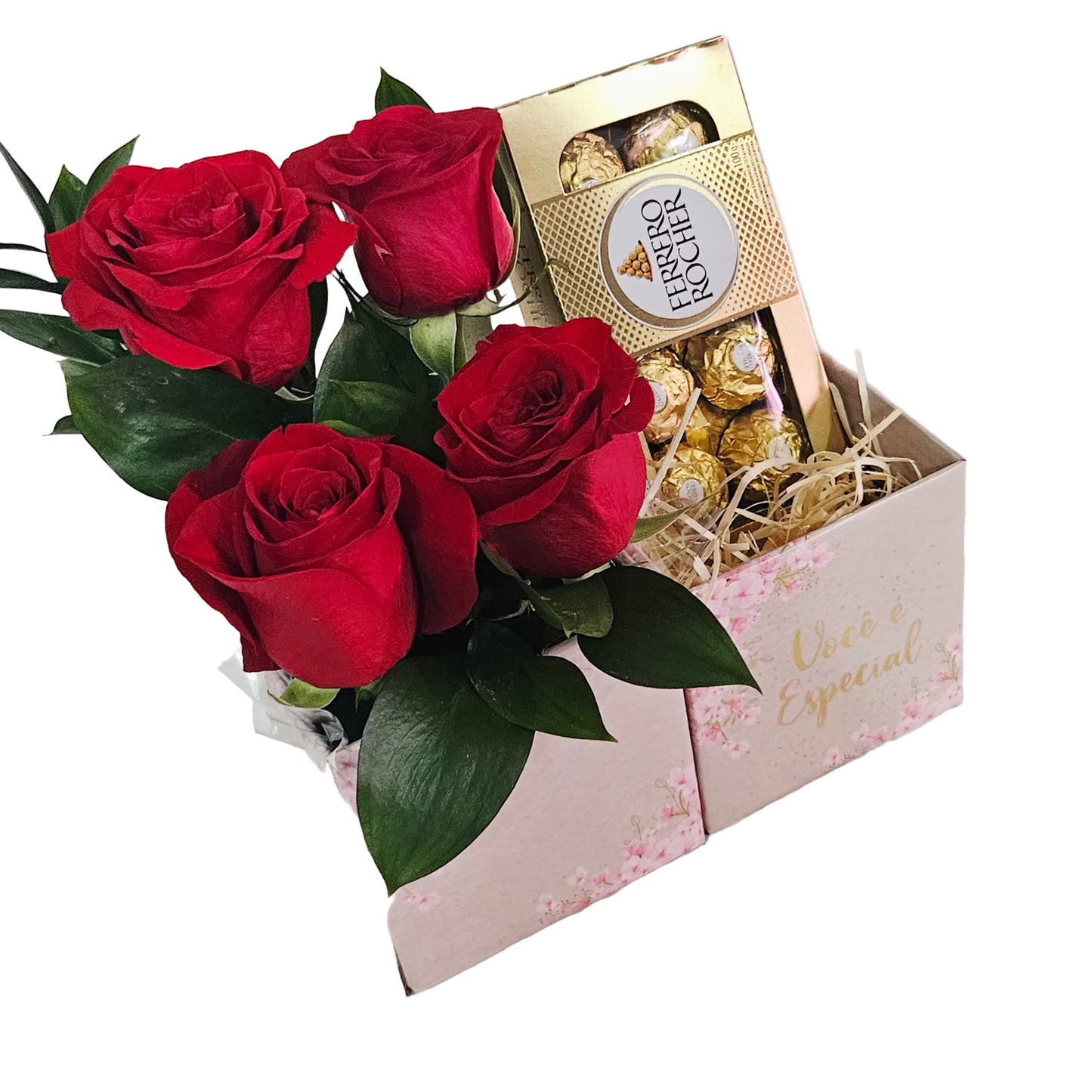 Rosas Importadas com Bombons