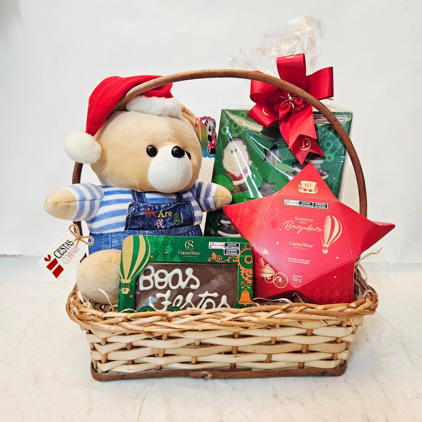 Caring Basket with Special Christmas Chocolates