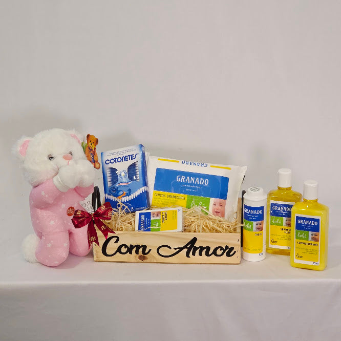 Cesta Bebê Com Amor Granado – ROSA