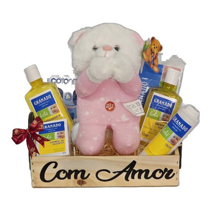 Cesta Bebê Com Amor Granado – ROSA