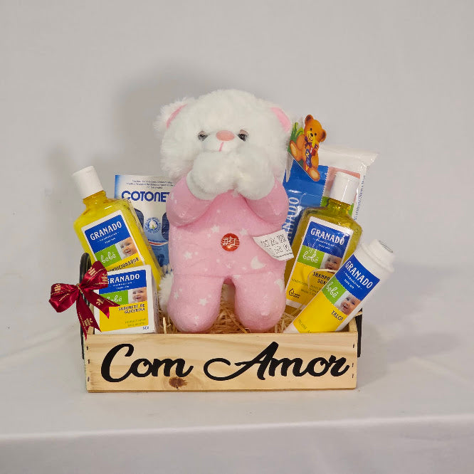 Cesta Bebê Com Amor Granado – ROSA