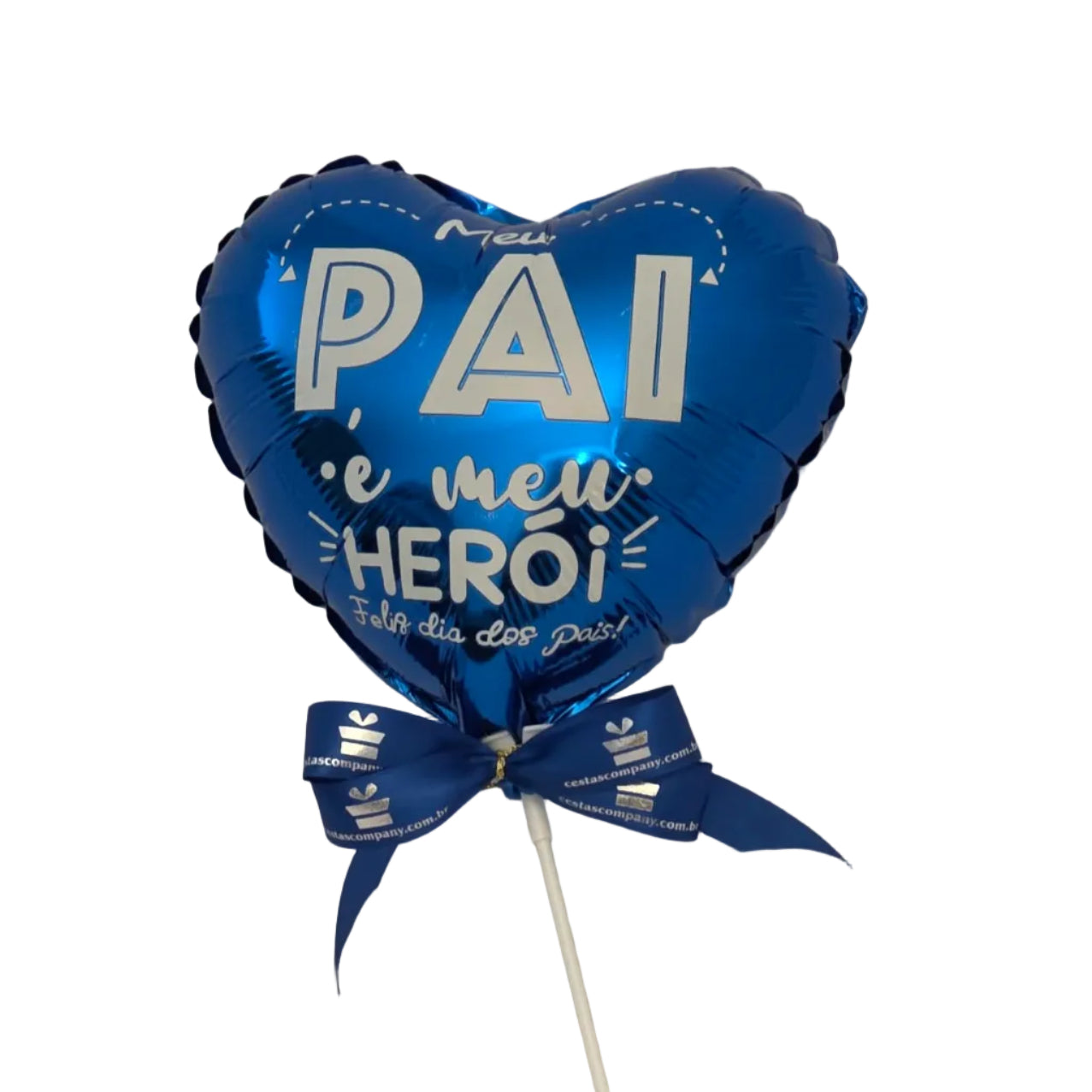 Oferta: Balão "Meu Pai é Meu Herói - Feliz dia dos pais!" 18cm