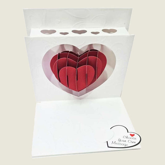Cartão Origami 3D - Romance - Cestas Company