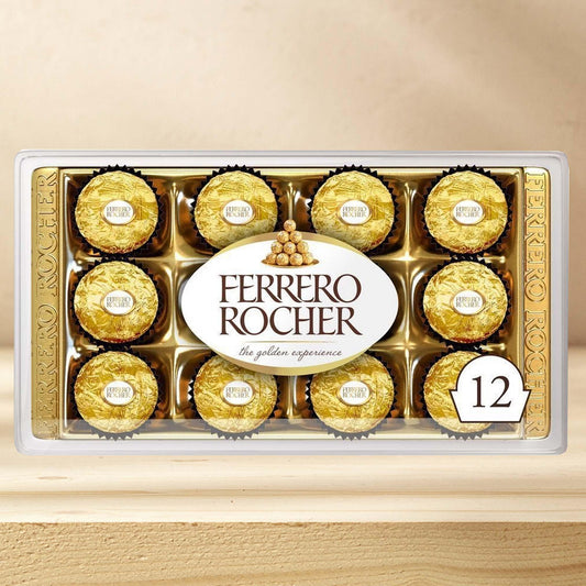 Oferta Bombons Ferrero Rocher 12un - Cestas Company