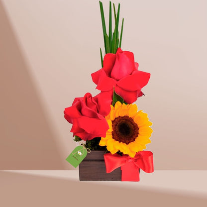 Arranjo de Flores Luz e Amor