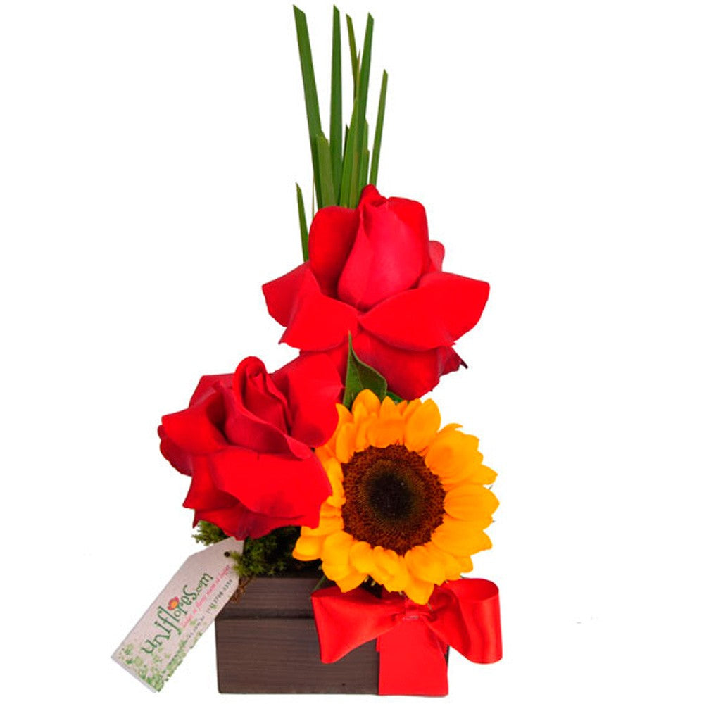 Arranjo de Flores Luz e Amor