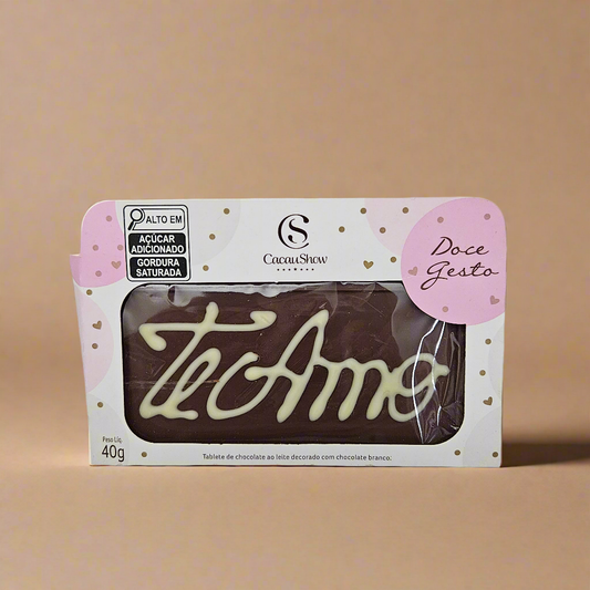 Chocolate  Te Amo Cacau Show 40g