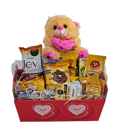 Delicate Plush Breakfast Basket