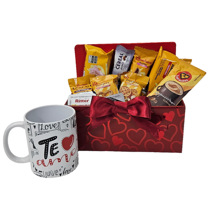 Cesta com Caneca Te Amo