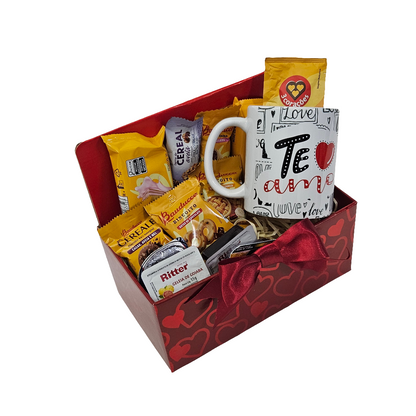 Cesta com Caneca Te Amo