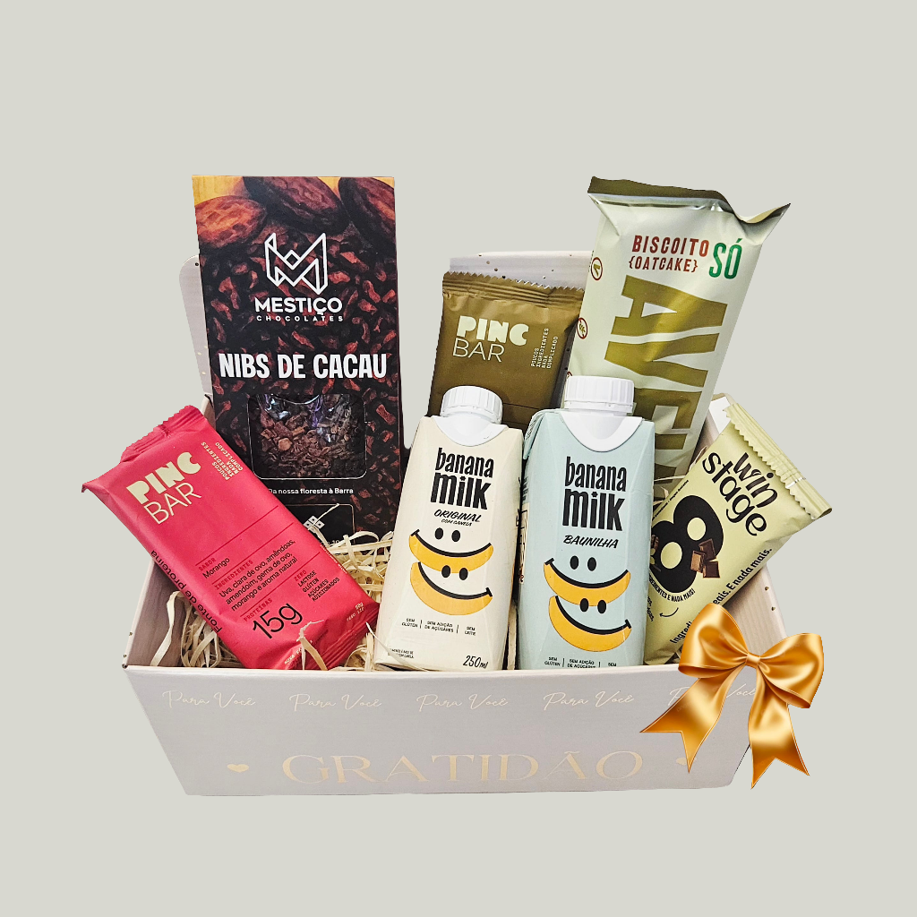 Cesta Gratidão Gluten Free e Zero Lactose