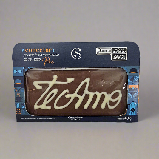 Chocolate  Te Amo Papai -  Cacau Show 40g