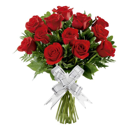 Buquê de Flores Tradicional com 12 Rosas