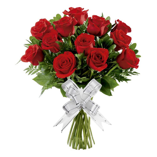 Buquê de Flores Tradicional com 12 Rosas