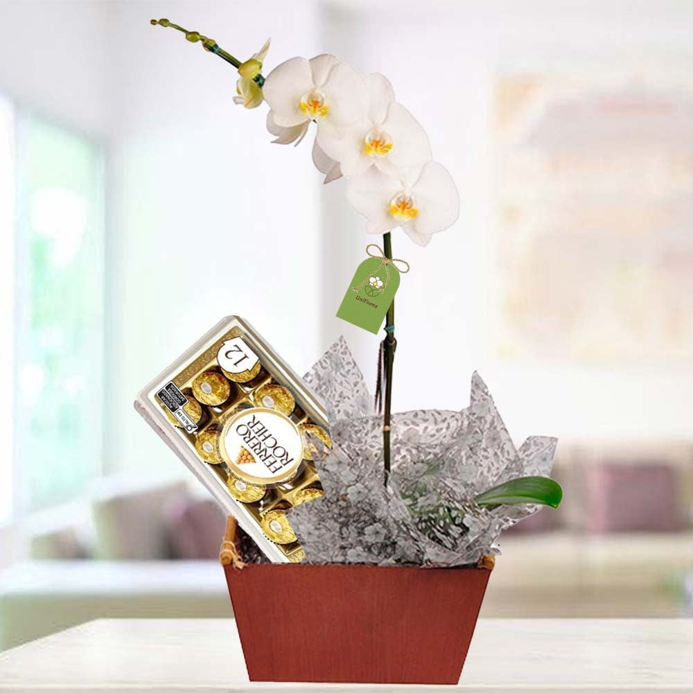 Orquídea e Bombons Ferrero
