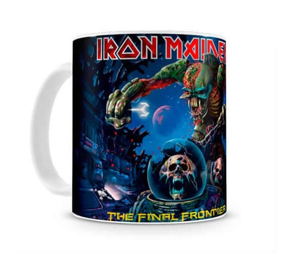 Caneca de Porcelana ''Iron Maiden'' - Cestas Company